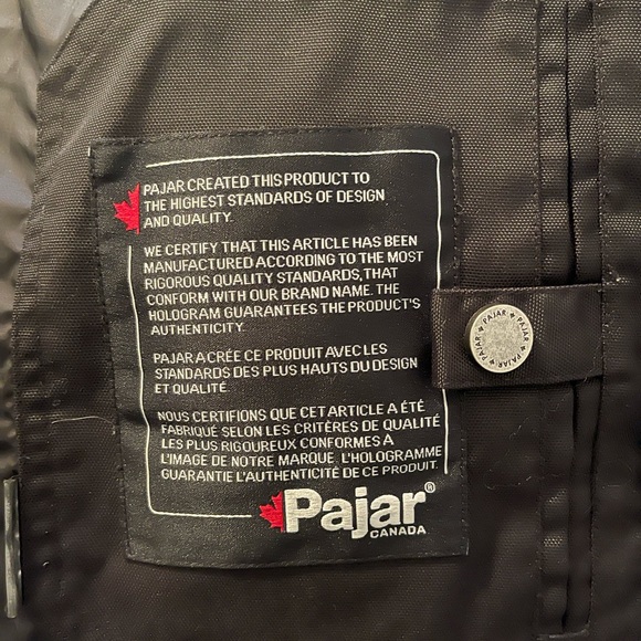 Pajar Women’s Quilted Down Coat Faux Fur Trim - Picture 6 of 7